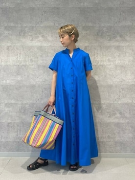 「mici（ミチ）のアイテム」を使った、ROSE BUD STAFFさん（レディース・154cm）の春コーディネート