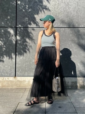 「MILLER（ミラー）のアイテム」を使った、ROSE BUD STAFFさん（レディース・155cm）の夏コーディネート