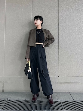 「marco masi（マルコマージ）のアイテム」を使った、ROSE BUD STAFFさん（レディース・159cm）の秋コーディネート