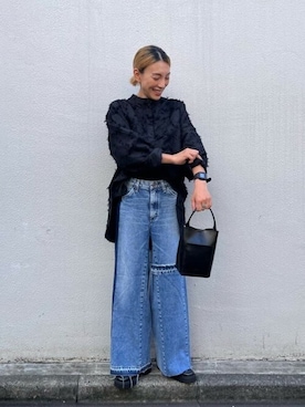 「STILMODA（スティルモーダ）のアイテム」を使った、ROSE BUD STAFFさん（レディース・165cm）の秋コーディネート