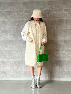 「mici（ミチ）のアイテム」を使った、ROSE BUD STAFFさん（レディース・153cm）の秋コーディネート