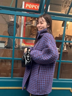 「mici（ミチ）のアイテム（その他アウター）」を使った、ROSE BUD STAFFさん（レディース・166cm）の冬コーディネート