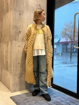 「mici（ミチ）のアイテム」を使った、ROSE BUD STAFFさん（レディース・157cm）の冬コーディネート