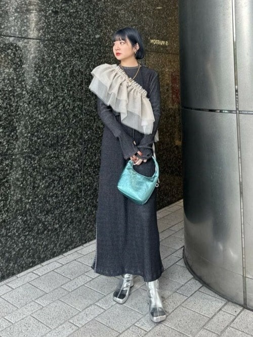 クレオルム　ラメチュールキャミソール CREOLME（クレオルム）の「(CREOLME)ラメチュールキャミソール
