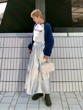 「STILMODA（スティルモーダ）のアイテム」を使った、ROSE BUD STAFFさん（レディース・166cm）の春コーディネート