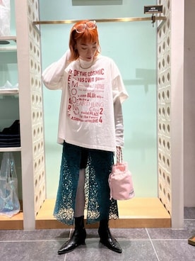 「mici（ミチ）のアイテム」を使った、ROSE BUD STAFFさん（レディース・165cm）の春コーディネート