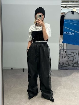 「アイテム（チューブトップ）」を使った、ROSE BUD STAFFさん（レディース・152cm）の春コーディネート