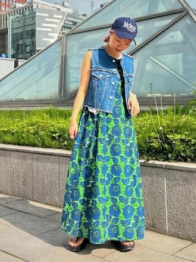 「mag.byc」｜ROSE BUD STAFFさん（レディース・154cm）の夏コーディネート