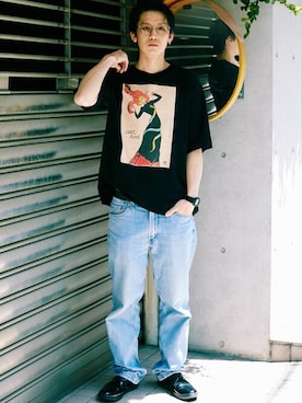 「CREOLME（クレオルム）のアイテム」を使った、ROSE BUD STAFFさん（メンズ・176cm）の夏コーディネート