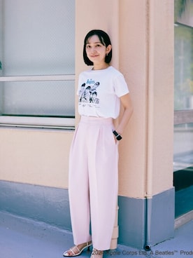 「GOOD ROCK SPEED（グッドロックスピード）のアイテム」を使った、ROSE BUD STAFFさん（レディース・157cm）の夏コーディネート