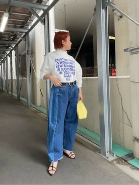 「mici（ミチ）のアイテム」を使った、ROSE BUD STAFFさん（レディース・153cm）の夏コーディネート