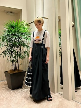 「kakatoo（カカトゥ）のアイテム」を使った、ROSE BUD STAFFさん（レディース・154cm）の夏コーディネート