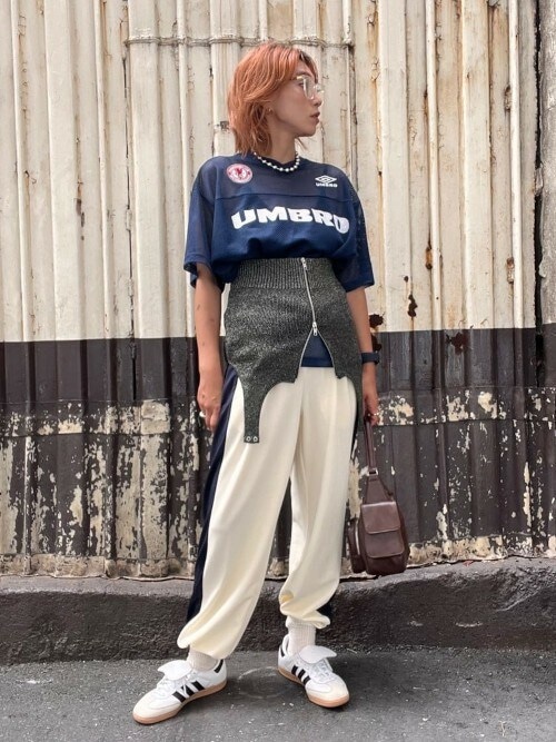 UMBRO×ROSE BUD)<ROSE BUD限定>ハーフスリーブメッシュゲーム