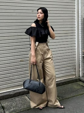 「mici（ミチ）のアイテム」を使った、ROSE BUD STAFFさん（レディース・165cm）の夏コーディネート