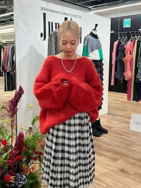 「mici（ミチ）のアイテム」を使った、ROSE BUD STAFFさん（レディース・152cm）の秋コーディネート