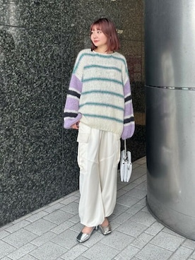「mici（ミチ）のアイテム」を使った、ROSE BUD STAFFさん（レディース・163cm）の秋コーディネート