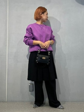 「LAURA DI MAGGIO（ローラディマッジオ）のアイテム」を使った、ROSE BUD STAFFさん（レディース・157cm）の秋コーディネート