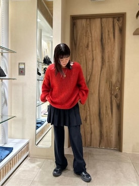 「mici（ミチ）のアイテム」を使った、ROSE BUD STAFFさん（レディース・162cm）の秋コーディネート