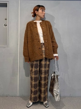 「piu comoda（ピュコモダ）のアイテム」を使った、ROSE BUD STAFFさん（レディース・165cm）の秋コーディネート