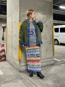 「piu comoda（ピュコモダ）のアイテム」を使った、ROSE BUD STAFFさん（レディース・153cm）の秋コーディネート