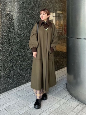 「mici（ミチ）のアイテム（その他アウター）」を使った、ROSE BUD STAFFさん（レディース・163cm）の秋コーディネート