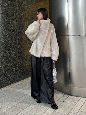 「Casselini（キャセリーニ）のアイテム」を使った、ROSE BUD STAFFさん（レディース・155cm）の冬コーディネート