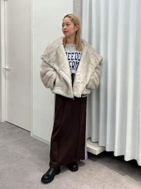 「SPALDING（スポルディング）のアイテム」を使った、ROSE BUD STAFFさん（レディース・152cm）の冬コーディネート