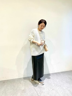 「SASKIA DIEZ（サスキアディッツ）のアイテム（アクセサリー）」を使った、wg_sato(Whim Gazette AOYAMA)さん（レディース・156cm）の冬コーディネート