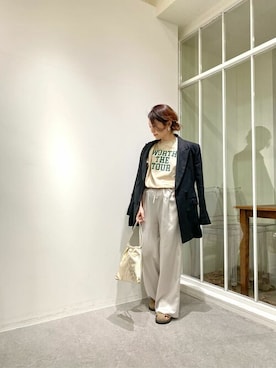 wg_sato(Whim Gazette AOYAMA)さん（レディース・156cm）の冬コーディネート