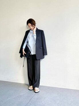 「a point（アポワン）のアイテム（バッグ）」を使った、wg_sato(Whim Gazette AOYAMA)さん（レディース・156cm）の春コーディネート