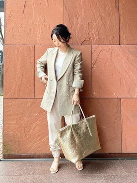 wg_sato(Whim Gazette AOYAMA)さん（レディース・156cm）の春コーディネート