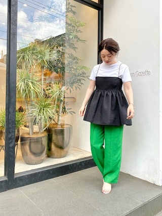Whim Gazette(ウィムガゼット)の「ジャガードキャミブラウス