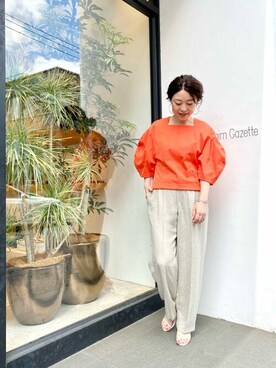 「SASKIA DIEZ（サスキアディッツ）のアイテム（アクセサリー）」を使った、wg_sato(Whim Gazette AOYAMA)さん（レディース・156cm）の春コーディネート