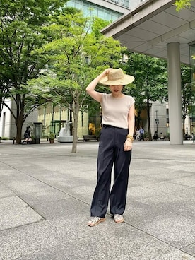 wg_sato(Whim Gazette AOYAMA)さん（レディース・156cm）の夏コーディネート