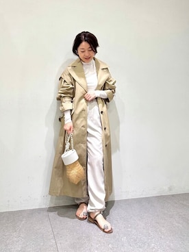 「Whim Gazette（ウィムガゼット）のアイテム（スリッポン）」を使った、wg_sato(Whim Gazette AOYAMA)さん（レディース・156cm）の冬コーディネート