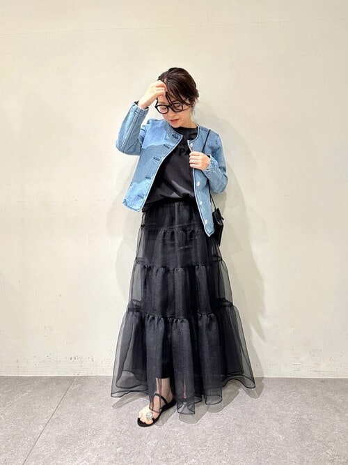 デニムクルーネックジャケット（デニムジャケット）｜Whim Gazette