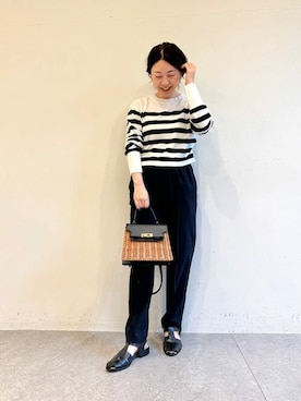 「Luca Grossi（ルーカグロッシ）のアイテム（サンダル）」を使った、wg_sato(Whim Gazette AOYAMA)さん（レディース・156cm）の冬コーディネート