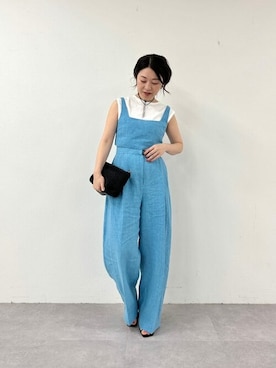 「Whim Gazette（ウィムガゼット）のアイテム（その他トップス）」を使った、wg_sato(Whim Gazette AOYAMA)さん（レディース・156cm）の春コーディネート