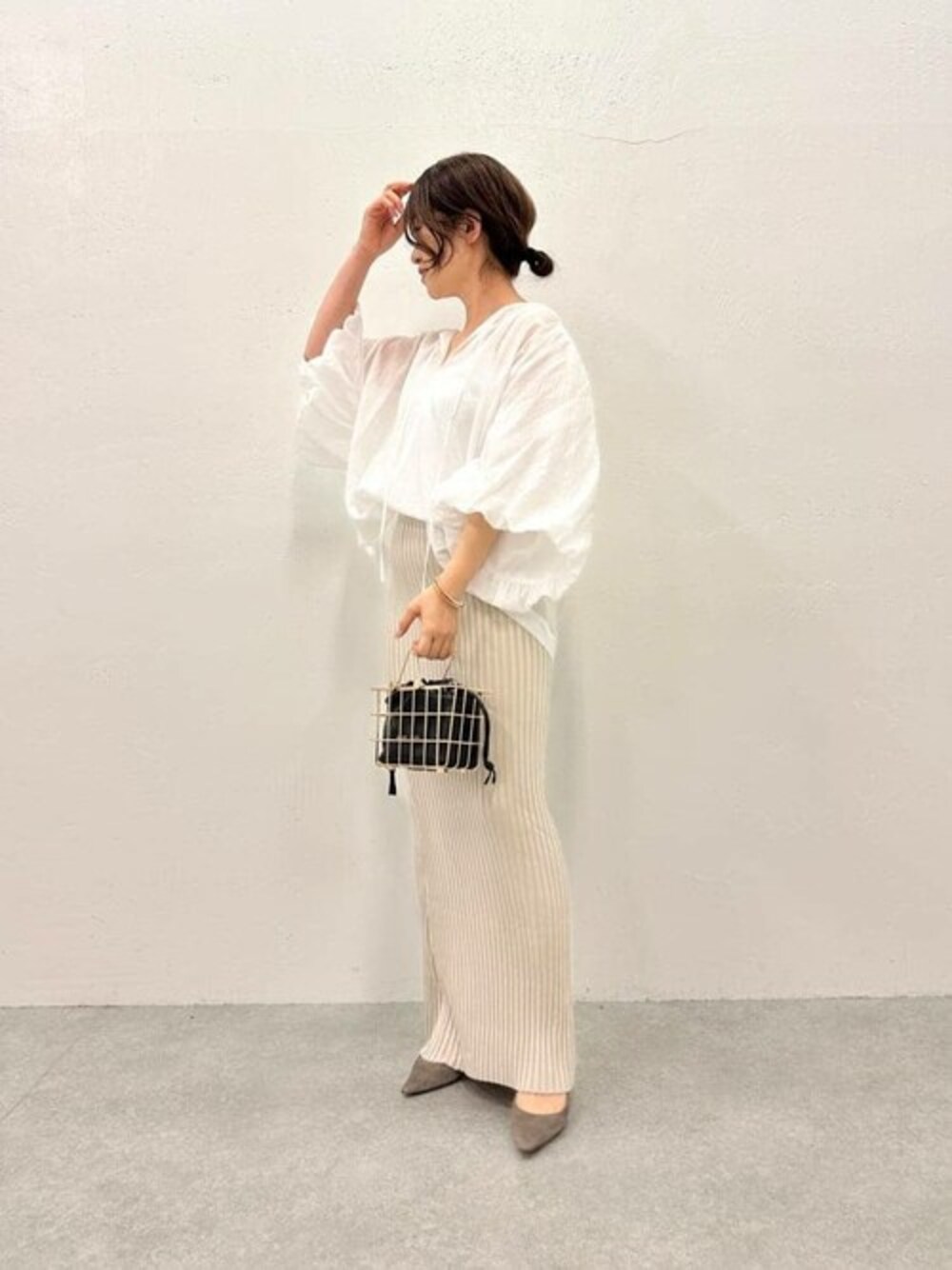 Whim Gazette（ウィムガゼット）の「バブルスリーブブラウス（シャツ 
