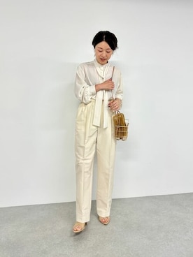 wg_sato(Whim Gazette AOYAMA)さん（レディース・156cm）の夏コーディネート