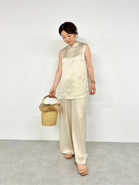 wg_sato(Whim Gazette AOYAMA)さん（レディース・156cm）の夏コーディネート