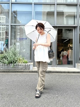 wg_sato(Whim Gazette AOYAMA)さん（レディース・156cm）の夏コーディネート