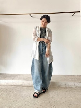 wg_sato(Whim Gazette AOYAMA)さん（レディース・156cm）の夏コーディネート