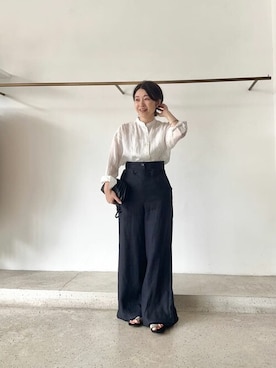 wg_sato(Whim Gazette AOYAMA)さん（レディース・156cm）の夏コーディネート