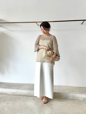 wg_sato(Whim Gazette AOYAMA)さん（レディース・156cm）の夏コーディネート