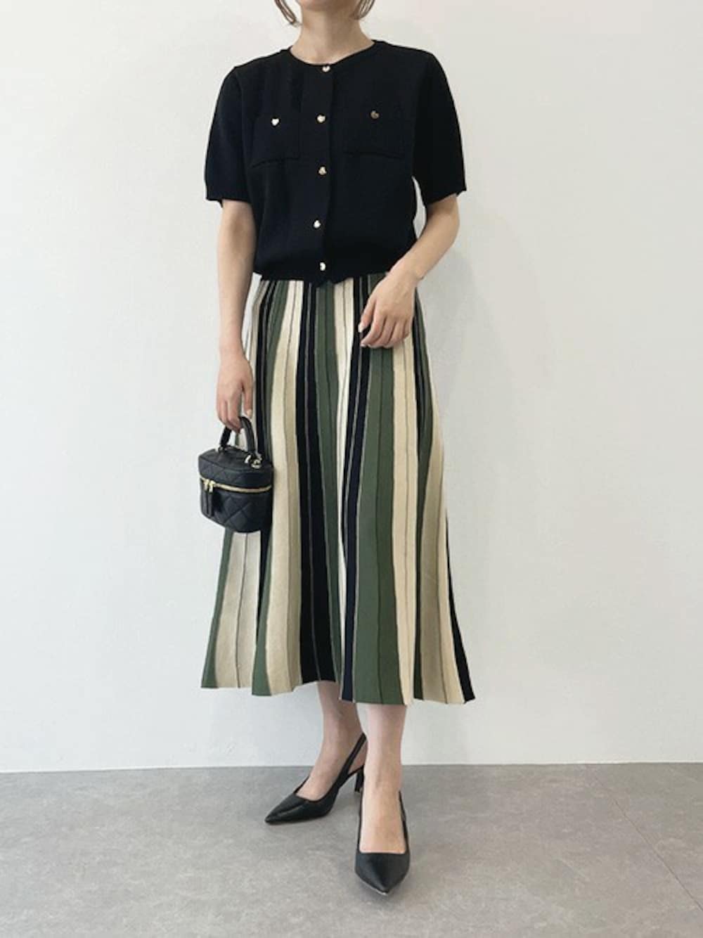 Ｎｏ．940 ストライプ大人スイートアシンメトリーコーデ コーデ売り まとめ売り 送料 無料 通販ファッション - No．940 ストライプ大人