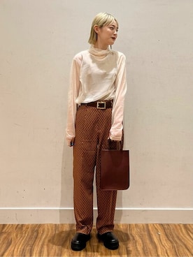 「nano・universe」｜NANO universeさん（レディース・158cm）の秋コーディネート