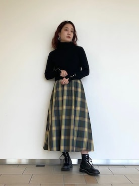 「タックイン」｜NANO universeさん（レディース・162cm）の秋コーディネート