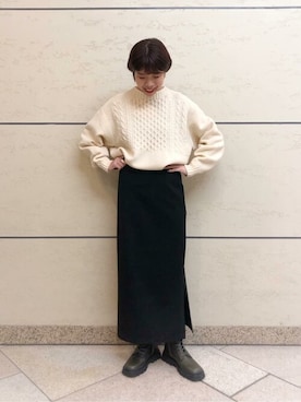 NANO universeさん（レディース・159cm）の冬コーディネート