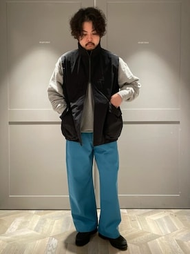 「emulation（エミュレーション）のアイテム」を使った、NANO universeさん（メンズ・172cm）の冬コーディネート